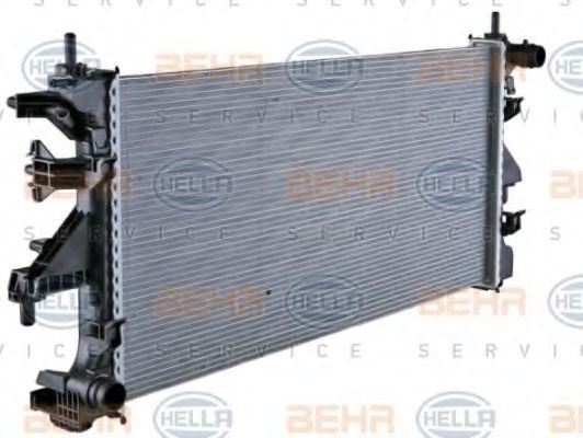 HELLA Radiator, engine cooling 8MK 376 745-101