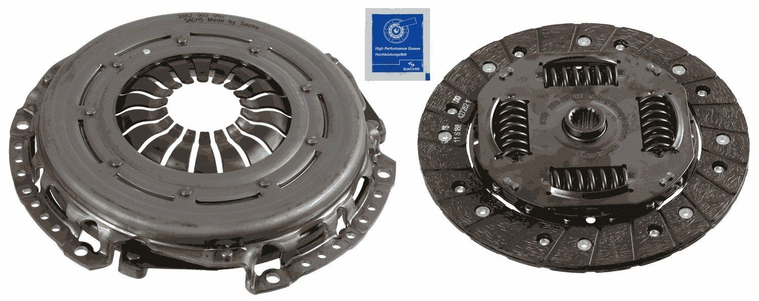 SACHS without clutch release bearing, 220mm Ø: 220mm Clutch replacement kit 3000 950 075 buy