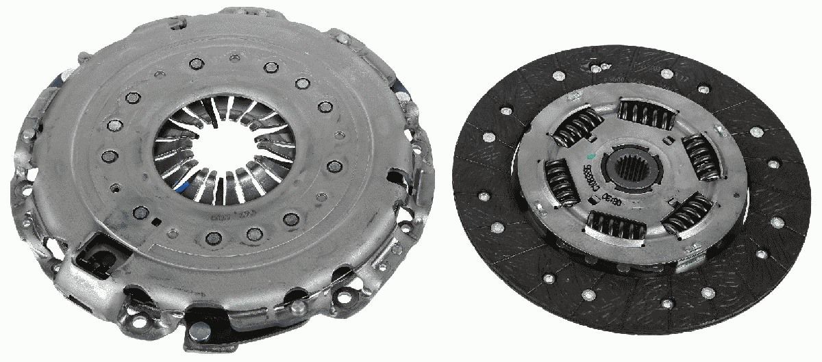 SACHS XTend without clutch release bearing, 240mm Ø: 240mm Clutch replacement kit 3000 950 673 buy