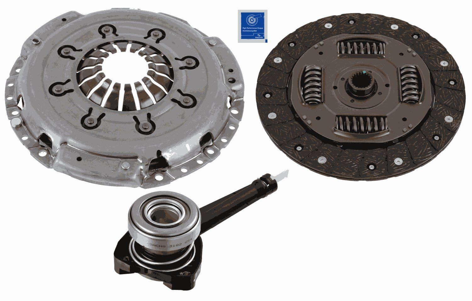 Original SACHS Clutch replacement kit 3000 990 382 for NISSAN TRADE