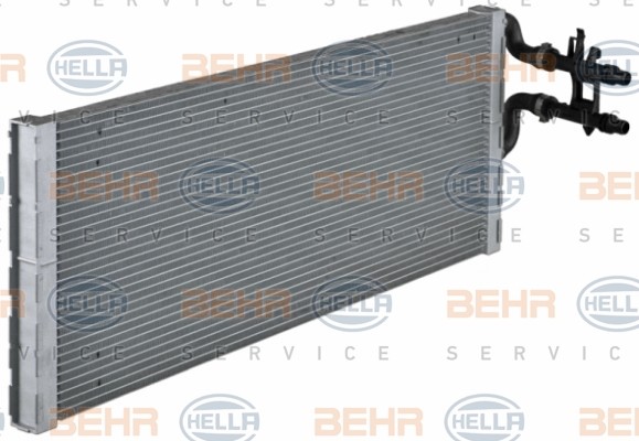 HELLA Low Temperature Cooler, intercooler 8MK 376 754-111 for BMW F01