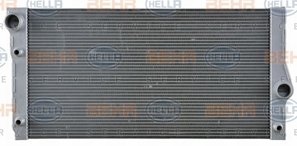 Great value for money - HELLA Engine radiator 8MK 376 755-381