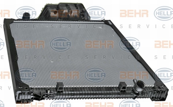 HELLA 8MK376756-021 Engine radiator 938 x 919 x 52 mm, HELLA BLACK MAGIC, Brazed cooling fins