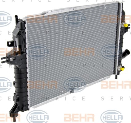 Original HELLA Radiator, engine cooling 8MK 376 790-031 for OPEL ZAFIRA