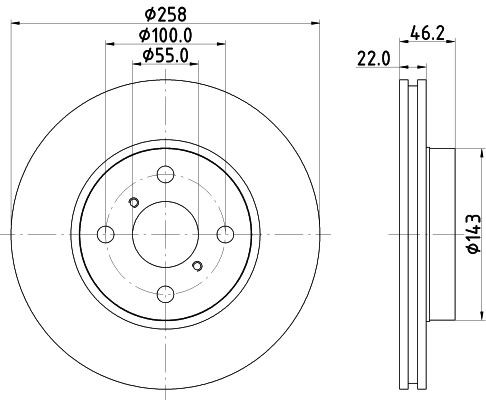 HELLA Intercooler turbo 8ML 376 719-031 for RENAULT MEGANE, SCÉNIC, GRAND SCÉNIC
