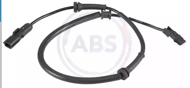 A.B.S. 30349 ABS sensor Active sensor, 640mm, 730mm, black