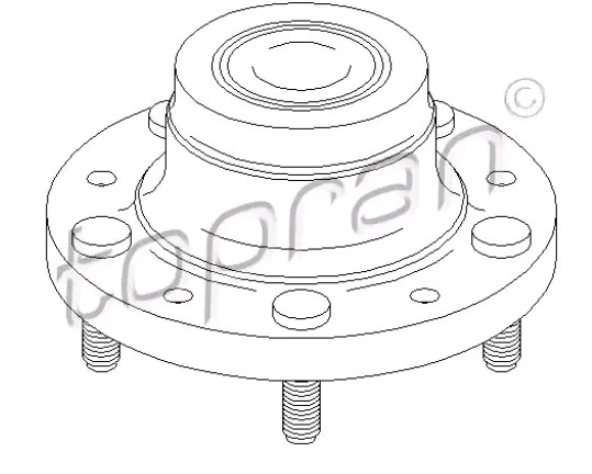 Great value for money - TOPRAN Wheel bearing kit 304 089