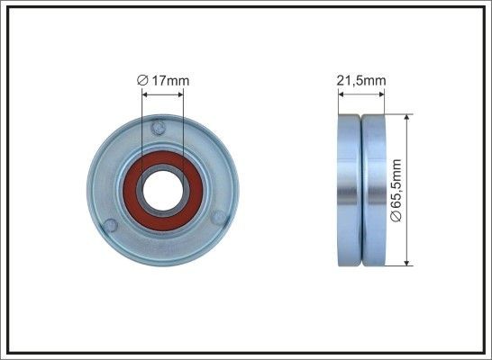CAFFARO 304-00 Tensioner pulley, v-ribbed belt CHEVROLET TRAX 2012 in original quality
