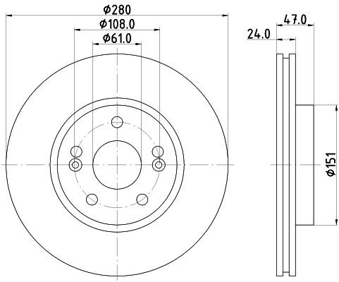 HELLA Cooling fan clutch 8MV 376 730-111