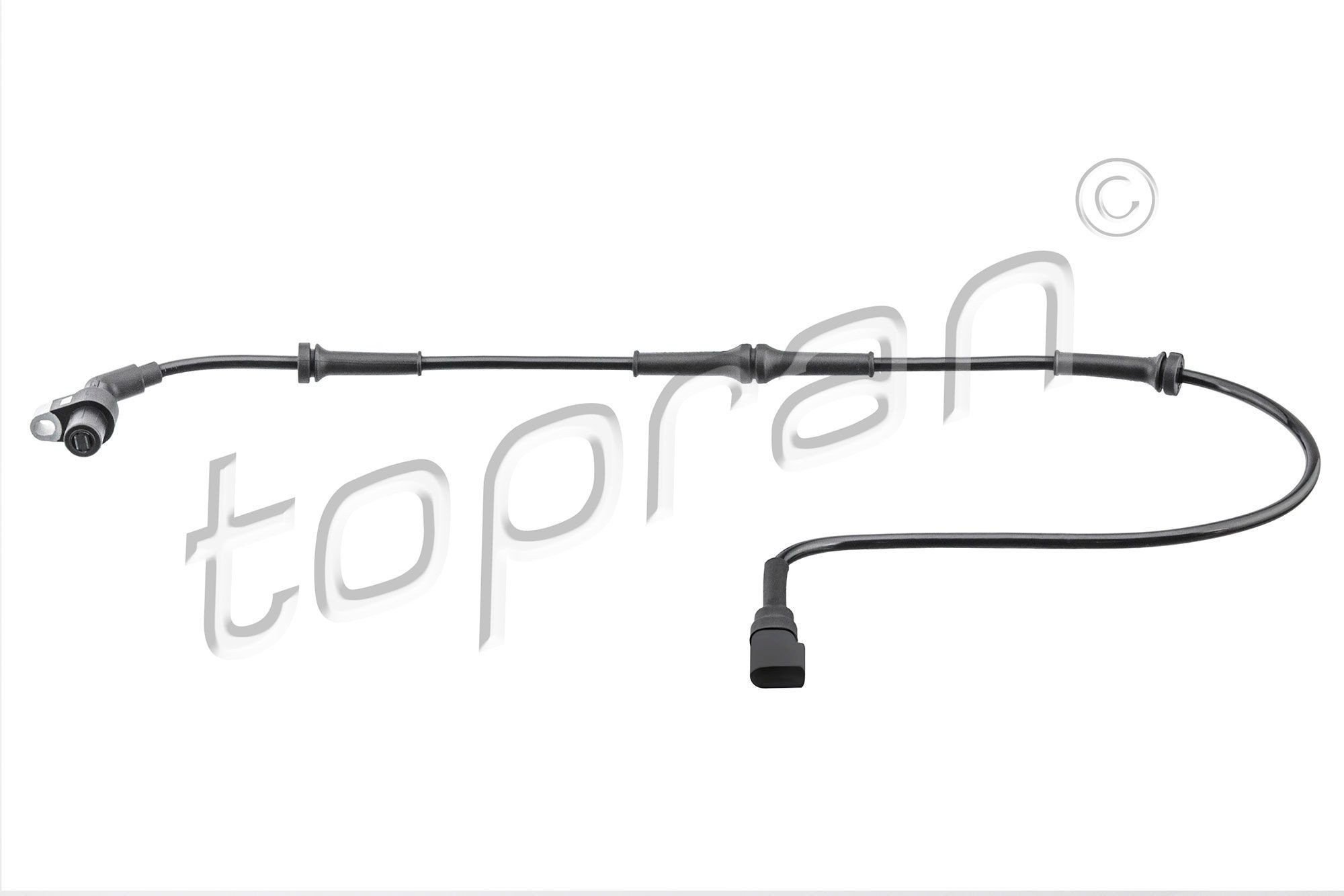 TOPRAN 305 028 ABS sensor Front Axle Left, Front Axle Right, with cable, for vehicles with ABS, 845mm