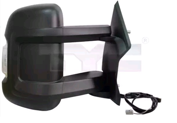 TYC 309-0162 Wing mirror Left, for electric mirror adjustment, Convex, Heatable, Long mirror arm