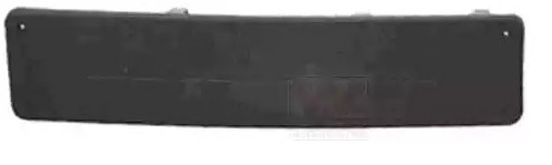 3091580 VAN WEZEL Licence plate holder / bracket BMW Front, black, frameless