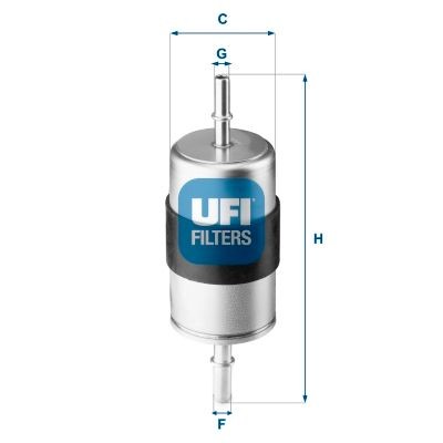 Original UFI Fuel filters 31.944.00 for VOLVO XC60