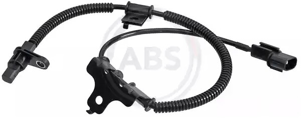 A.B.S. 31234 ABS sensor Active sensor, 595mm, 675mm, 28mm, black