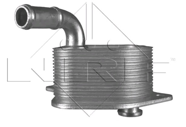 NRF 31237 Oil cooler, engine oil without seal ring