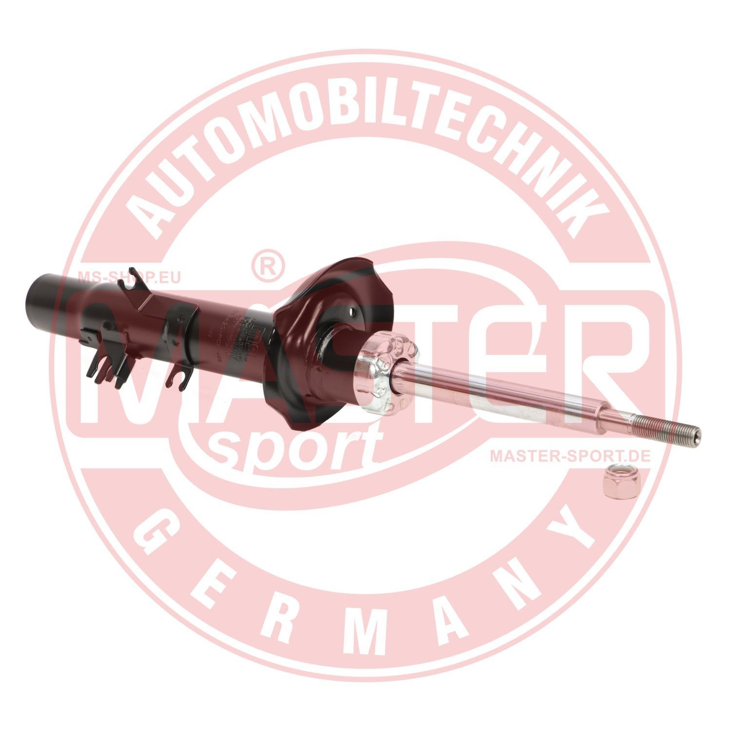 MASTER-SPORT AB163124201 Shock absorber Front Axle Left, Gas Pressure, Twin-Tube, Suspension Strut, Top pin