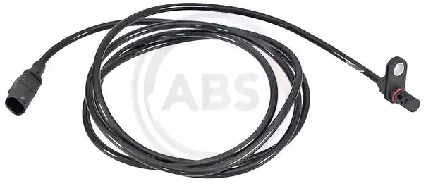 A.B.S. 31251 ABS sensor Active sensor, 1795mm, 1885mm, 18mm, black