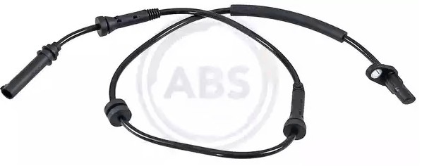 A.B.S. 31262 ABS sensor Active sensor, 725mm, 820mm, 28mm, black