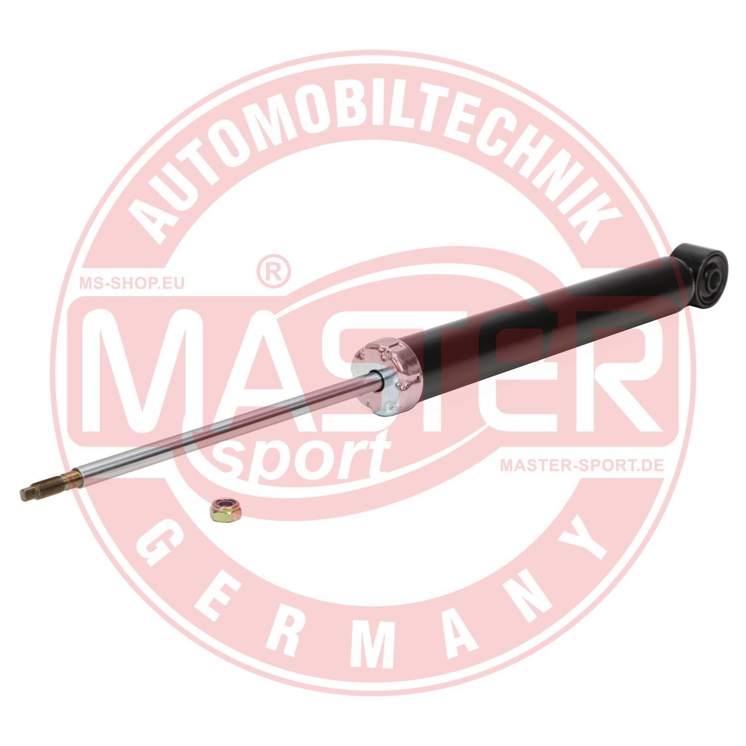 MASTER-SPORT HD163132521 Shock absorber Rear Axle, Gas Pressure, Twin-Tube, Suspension Strut, Top pin, Bottom eye