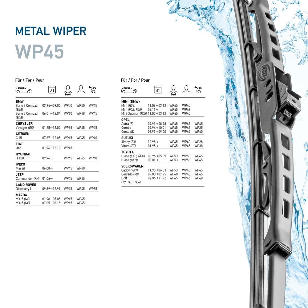 9XW178878181 Window wipers HELLA WP18 review and test