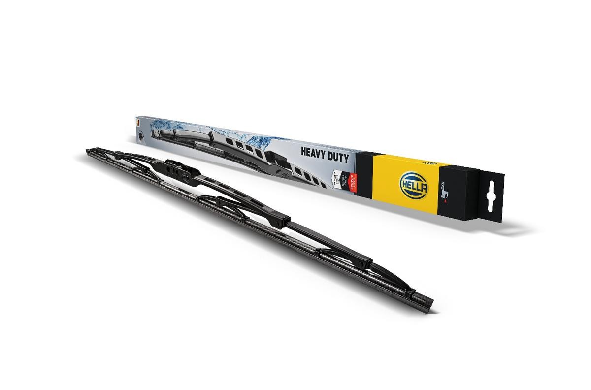 HD90A HELLA Heavy Duty 900 mm Front, Standard, for left-hand/right-hand drive vehicles, 36 Inch Left-/right-hand drive vehicles: for left-hand/right-hand drive vehicles Wiper blades 9XW 184 107-361 buy