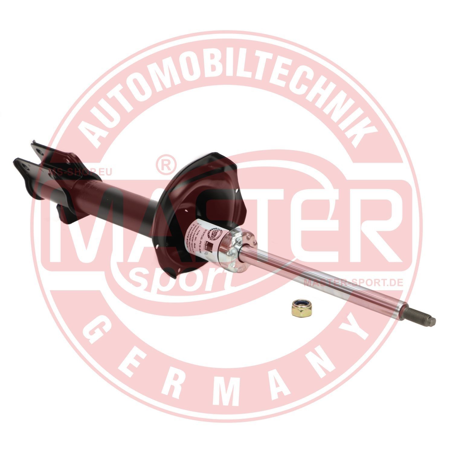 MASTER-SPORT BV163137061 Shock absorber Rear Axle Right, Gas Pressure, Twin-Tube, Suspension Strut, Top pin