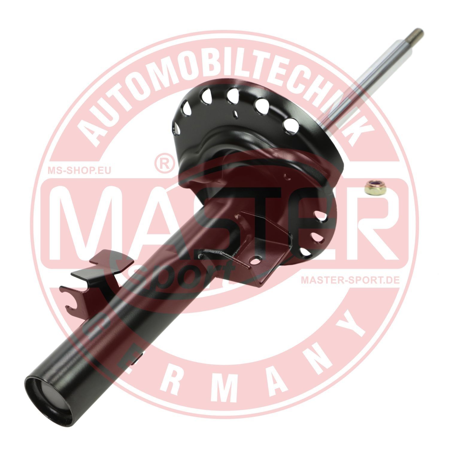 MASTER-SPORT BV163137481 Shock absorber Front Axle Left, Gas Pressure, Twin-Tube, Suspension Strut, Top pin
