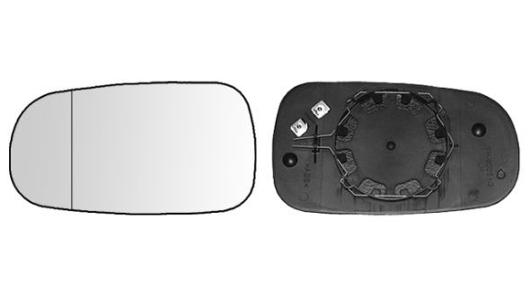 IPARLUX 31392402 SAAB Rear view mirror glass in original quality
