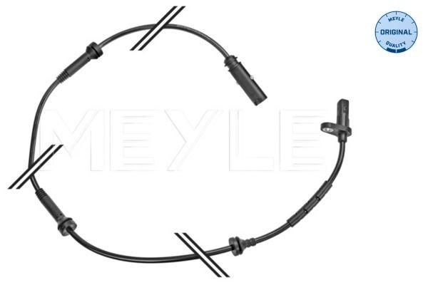 MEYLE 314 800 0053 ABS sensor Front Axle, Front axle both sides, ORIGINAL Quality, Active sensor, 2-pin connector, 1020mm