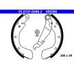 Bremsbeläge für Trommelbremsen 03.0137-0266.2 Opel Astra F CC 1.7D (F08, M08, F68, M68) 57PS 42kW Bj 1992