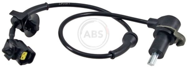 A.B.S. 31453 ABS sensor Passive sensor, 475mm, 550mm, 40mm, black