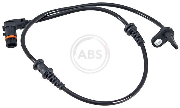 31455 A.B.S. Wheel speed sensor MERCEDES-BENZ Active sensor, 610mm, 700mm, 28mm, black