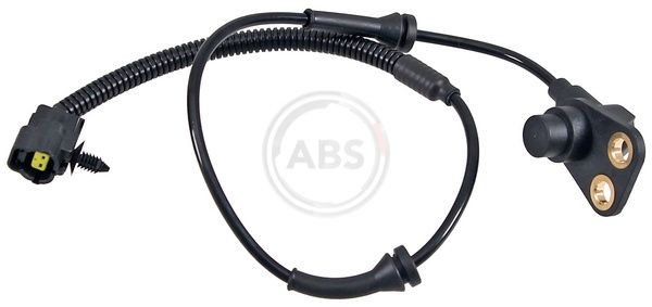 A.B.S. 31468 ABS sensor Passive sensor, 605mm, 680mm, 19mm, black