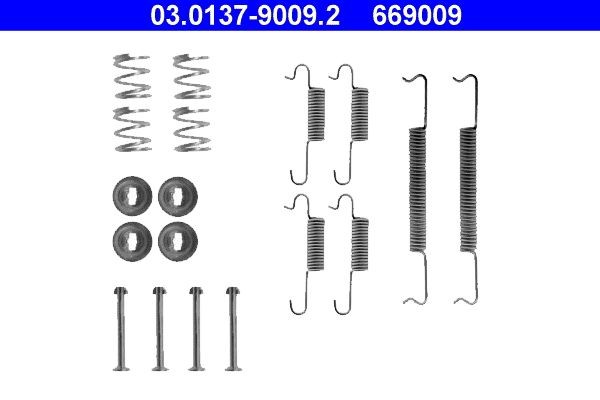 Great value for money - ATE Accessory Kit, brake shoes 03.0137-9009.2