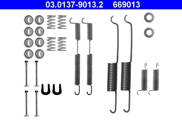 669013 ATE Accessory Kit, brake shoes 03.0137-9013.2 buy