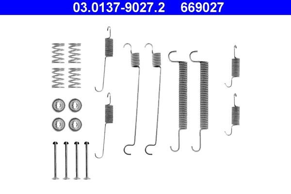 ATE 03.0137-9027.2 Accessory kit, brake shoes RENAULT SAFRANE 1992 in original quality