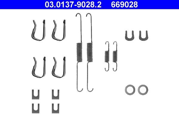 Renault 4 Accessory Kit, brake shoes ATE 03.0137-9028.2 cheap