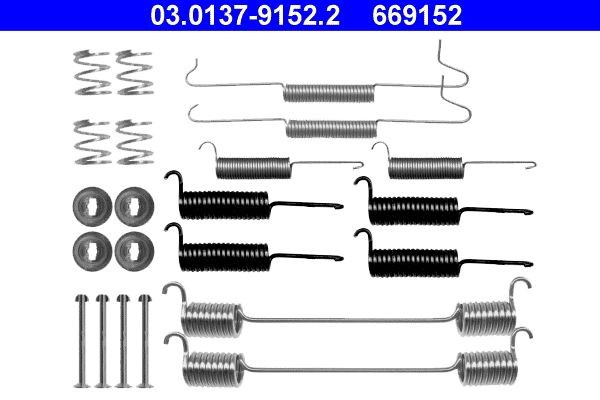 Great value for money - ATE Accessory Kit, brake shoes 03.0137-9152.2