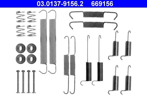 Great value for money - ATE Accessory Kit, brake shoes 03.0137-9156.2