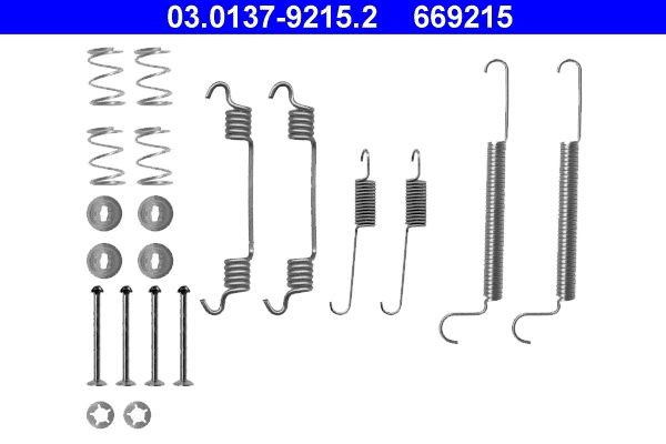 ATE 03.0137-9215.2 Accessory kit, brake shoes Opel Astra G Saloon