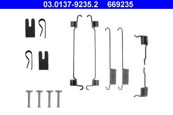 ATE Accessory kit, brake shoes Ford Focus dnw new 03.0137-9235.2