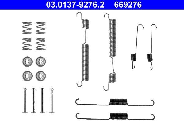 669276 Accessory Kit, brake shoes 669276 ATE 03.0137-9276.2