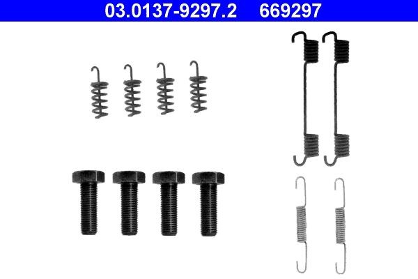 03013792972 Brake shoe fitting kit ATE 03.0137-9297.2 review and test