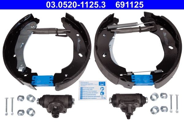 Ford FOCUS Brake set, drum brakes 954037 ATE 03.0520-1125.3 online buy