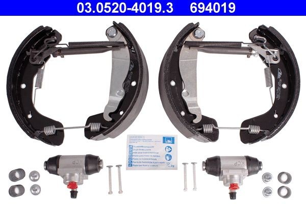 Opel VECTRA Drum brake kit 954085 ATE 03.0520-4019.3 online buy
