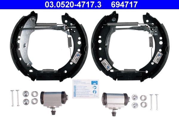 ATE 03.0520-4717.3 Brake Set, drum brakes RENAULT experience and price