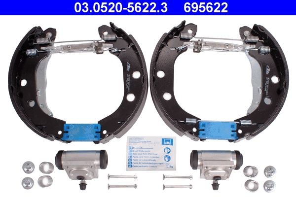 ATE 03.0520-5622.3 Brake Set, drum brakes RENAULT experience and price