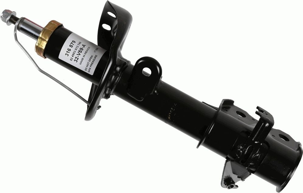 316 879 SACHS Shock absorbers HONDA Right, Gas Pressure, Twin-Tube, Suspension Strut, Top pin