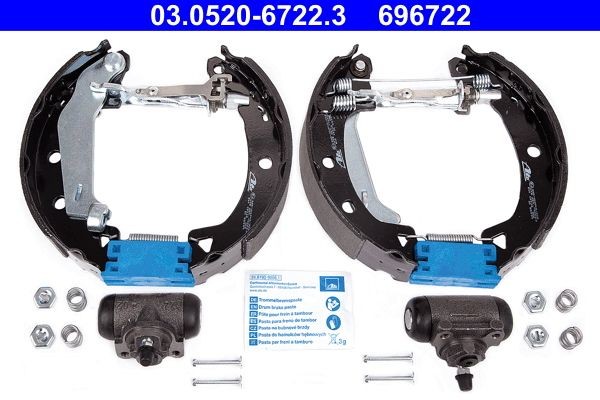 ATE 03.0520-6722.3 Brake Set, drum brakes ALFA ROMEO experience and price