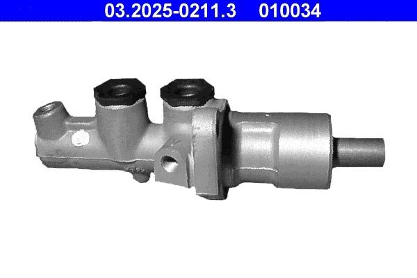 Brake master cylinder ATE Number of connectors: 3, D1: 25,4 mm, M10x1 - 03.2025-0211.3
